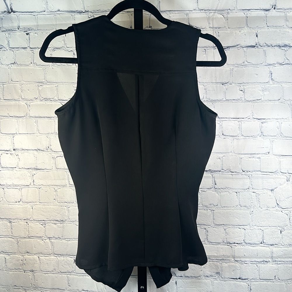 🖤 Vintage Cache Ruffle Front Top – Size Small - Picture 4 of 4